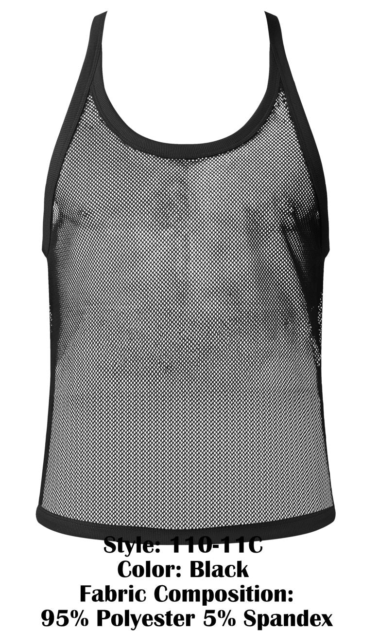 Male Power 110-11C Fishnet Tank Top