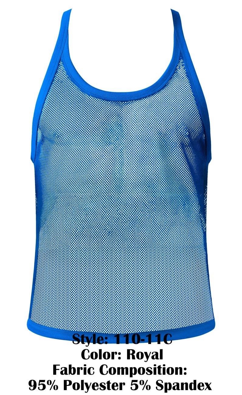 Male Power 110-11C Fishnet Tank Top