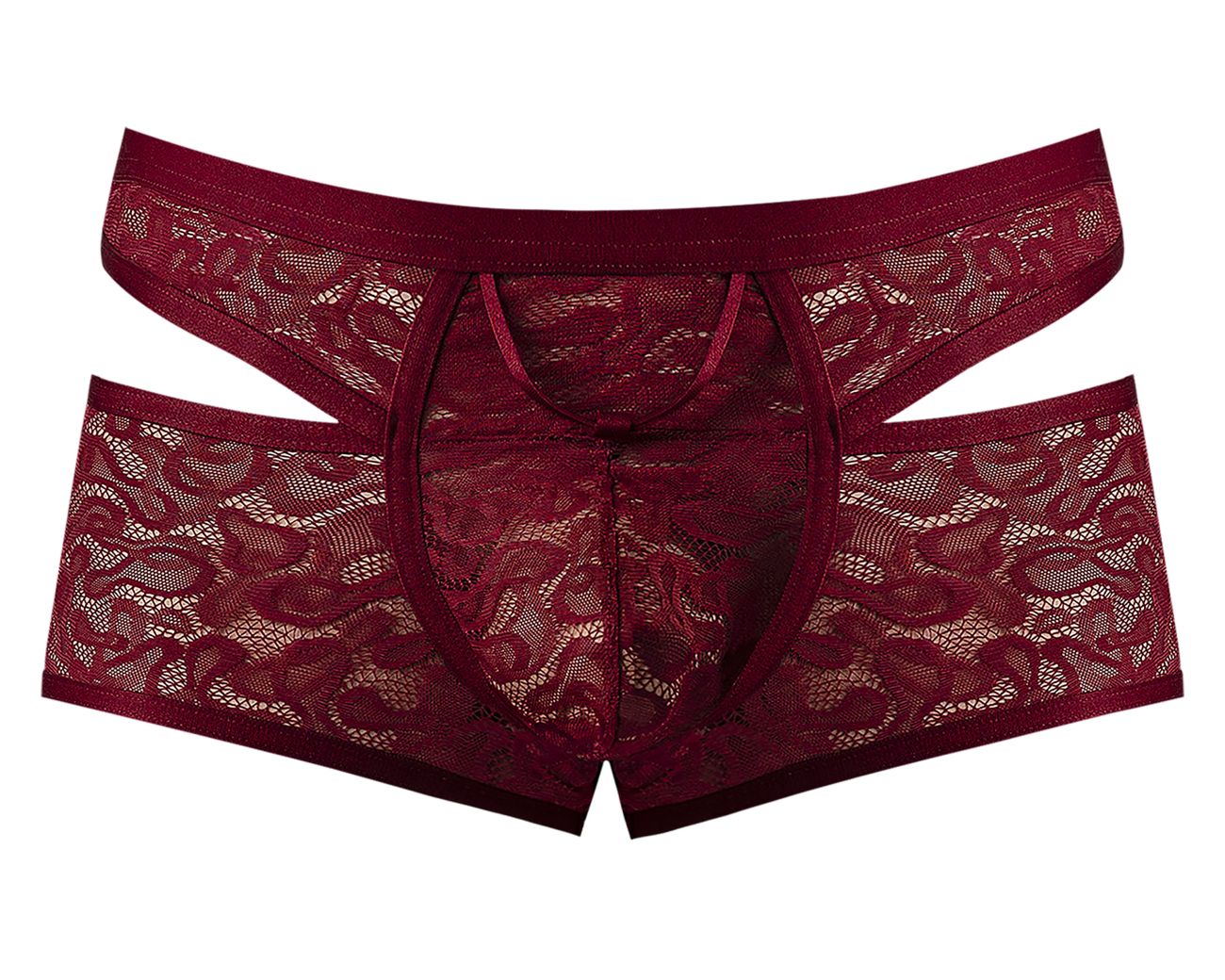JCSTK - Male Power 126-289 Lucifer Cut Out Short Burgundy