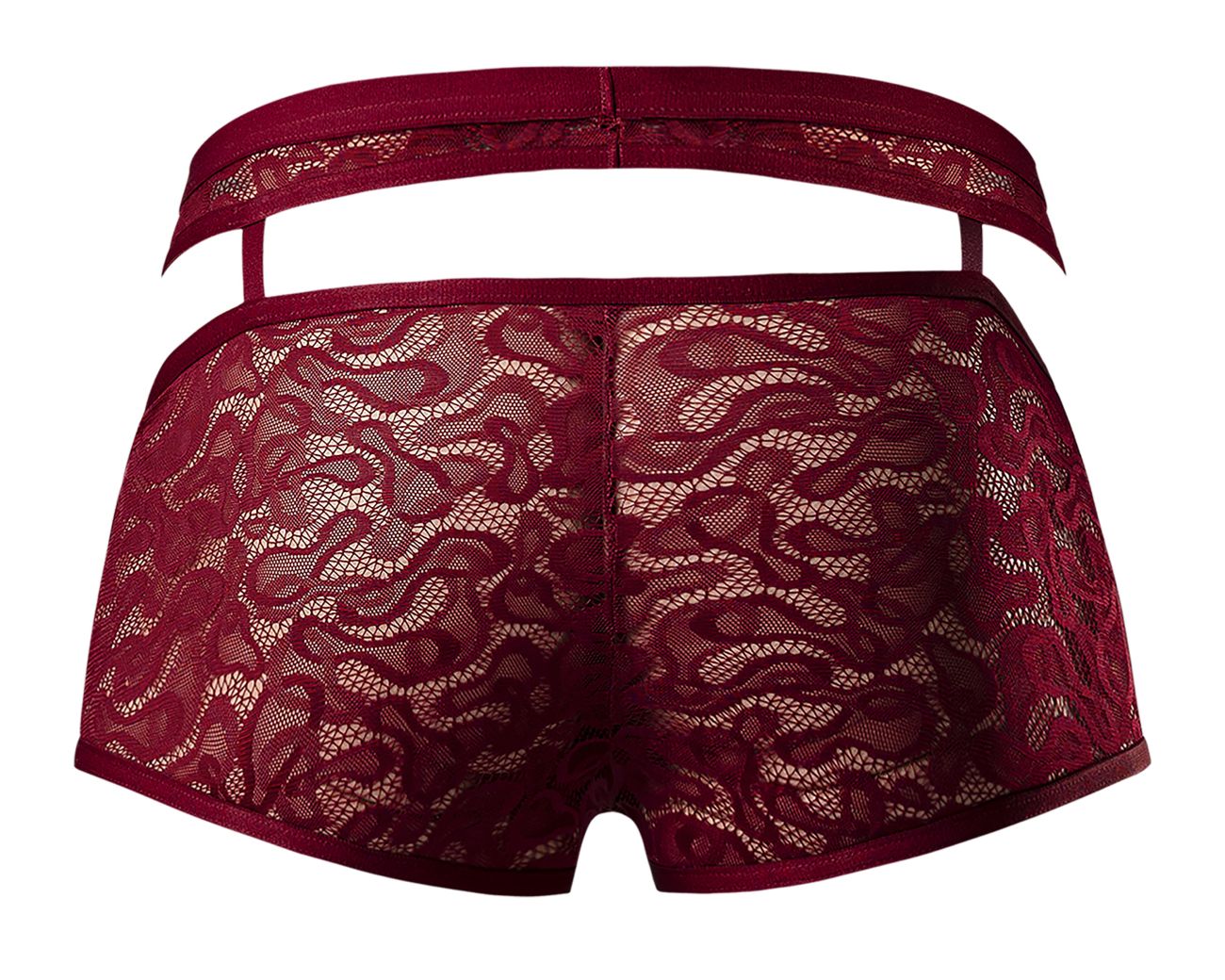 Male Power 126-289 Lucifer Cut Out Short Burgundy