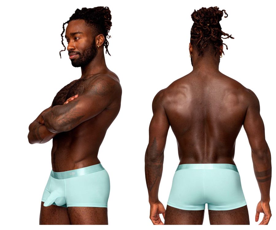 Male Power 129-281 Easy Breezy Mini Short with Sleeve Aqua