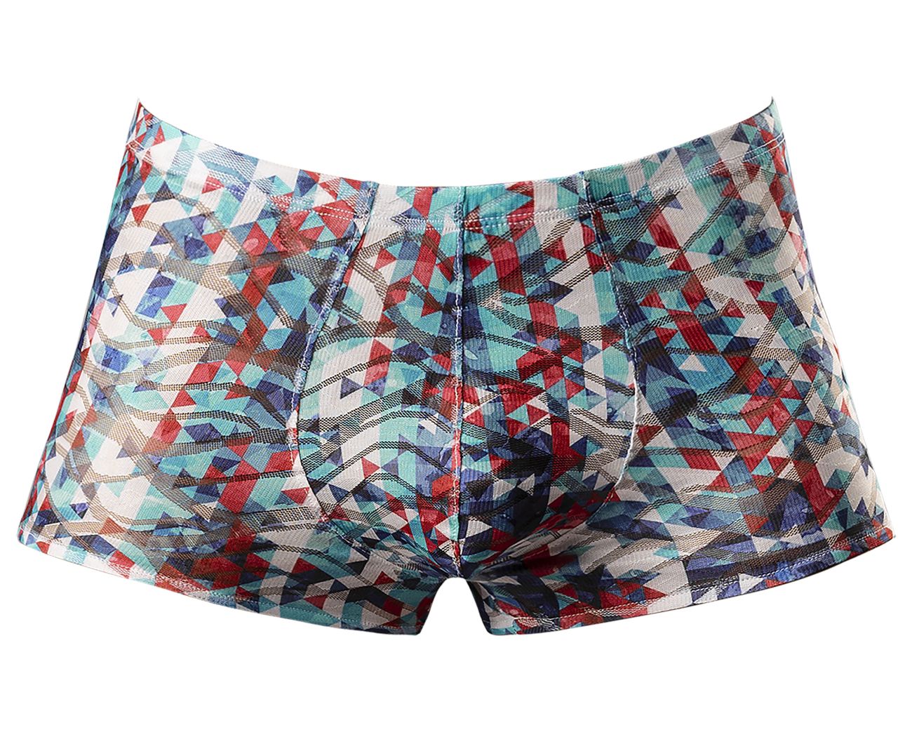 Male Power 131-293 Your Lace Or Mine Pouch Short Red-Blue-White