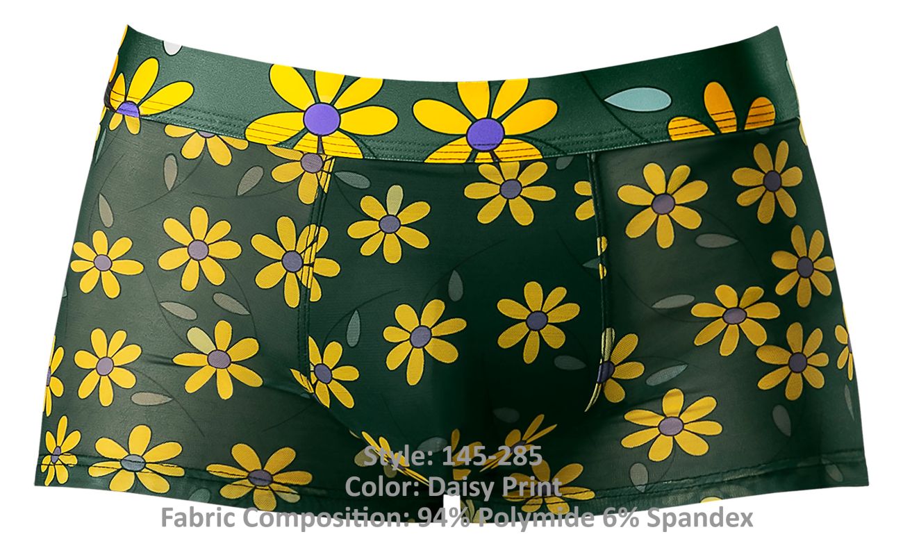 Male Power 145-285 Petal Power Pouch Short Daisy Print