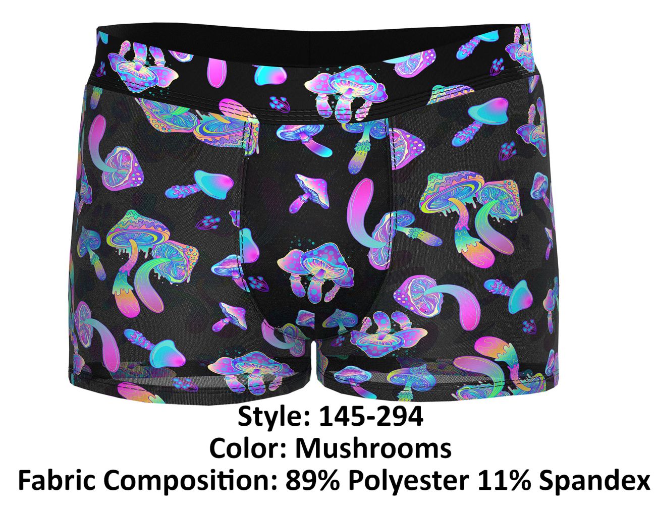 Male Power 145-294 Hazy Dayz Pouch Short Mushroom