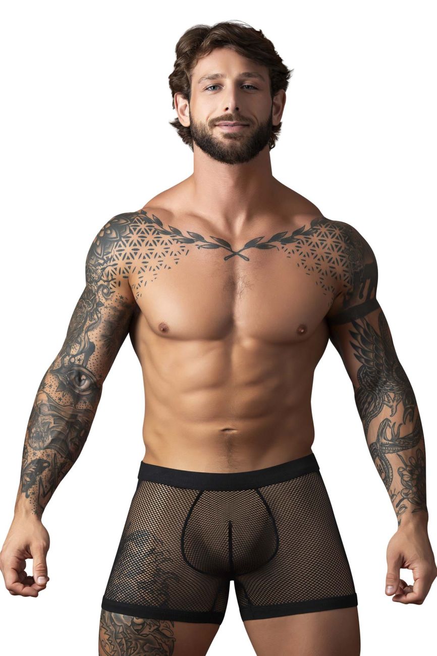 Male Power 152-11C Fishnet 2 Pouch Short