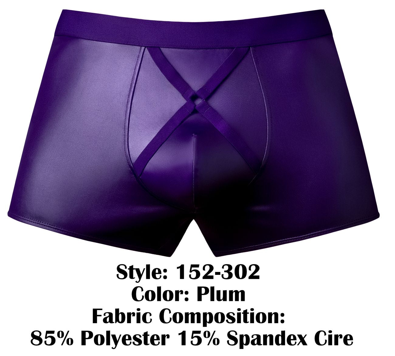 Male Power 152-302 Eggplant Crossover Short