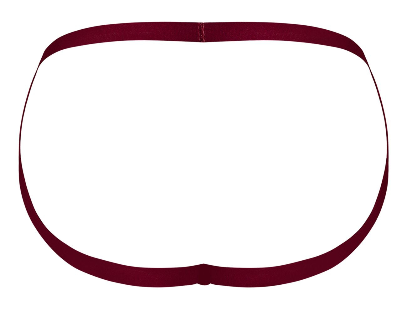 Male Power 394-289 Lucifer Strappy Jock Burgundy