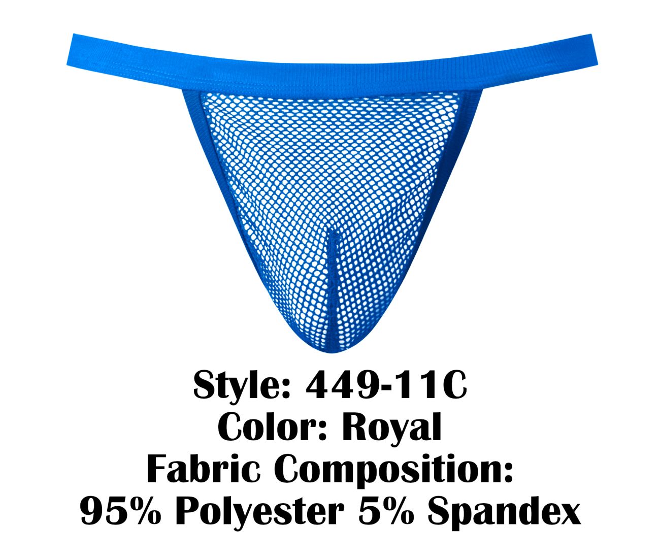 Male Power 449-11C Fishnet 2 G-String