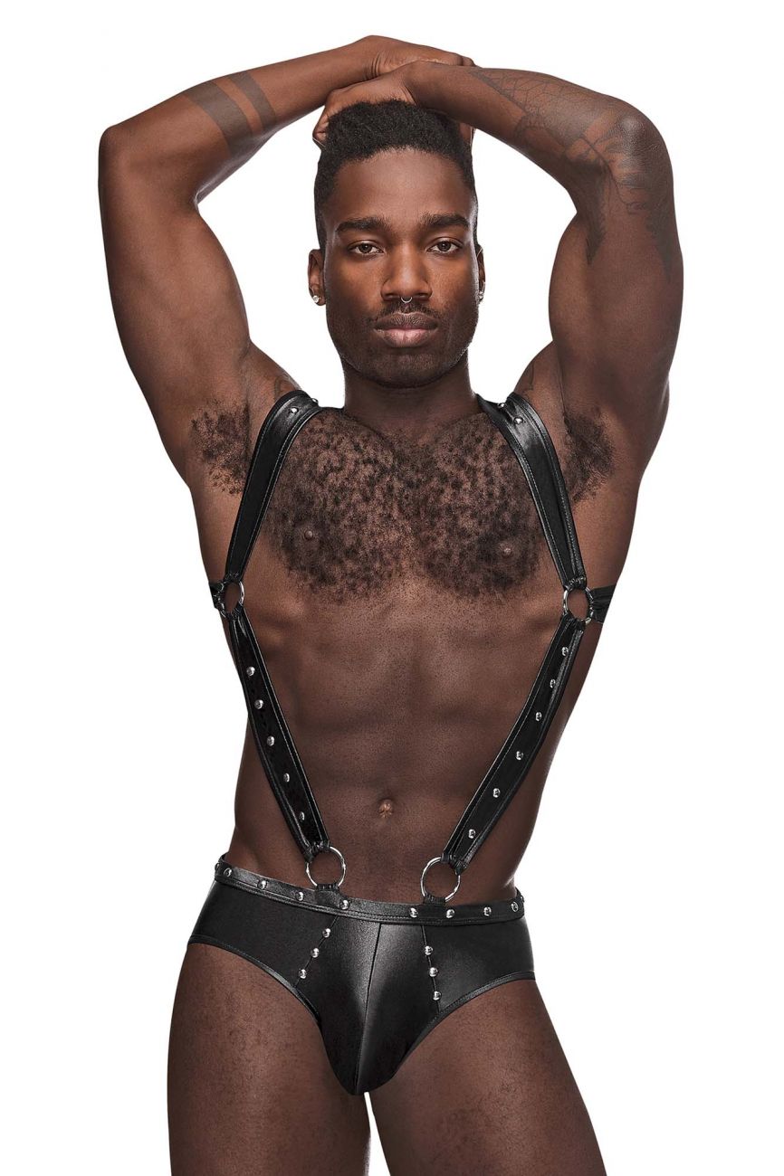 Male Power PAK-154 Fetish Uranus Jockstrap Black