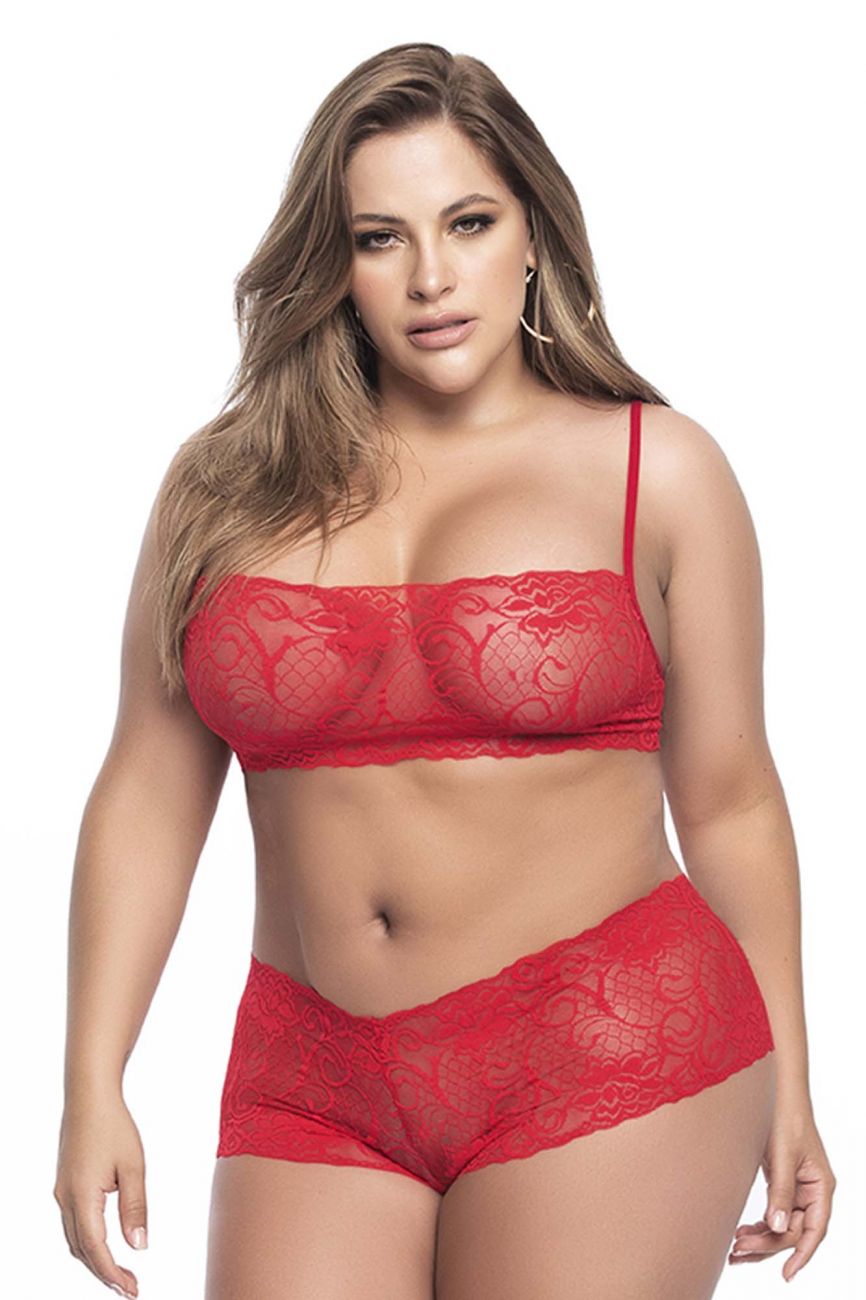 Mapale 206X Panty and Top Lace Set
