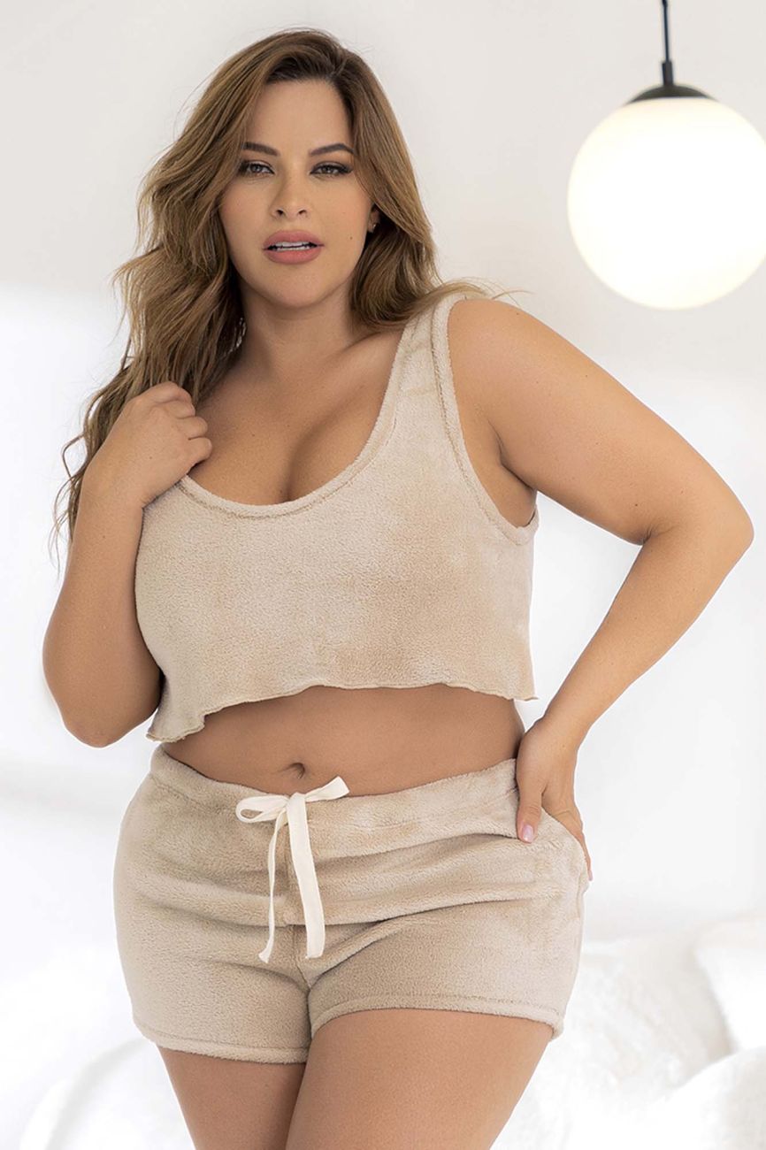Mapale 7461X Two Piece Pajama Set Top and Shorts