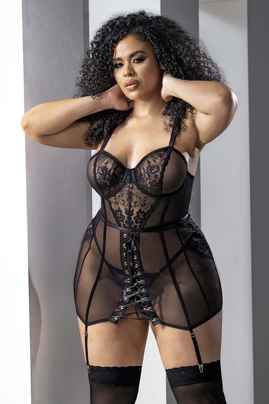 Mapale 7488X Babydoll with Matching G-String
