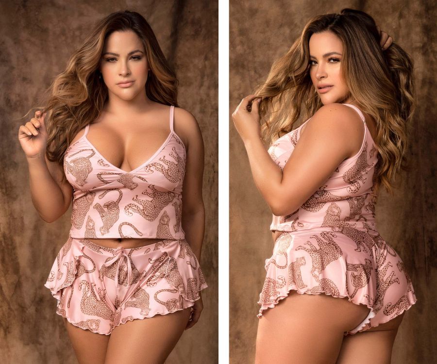 Mapale 7520X Two Piece Pajama Set Top and Shorts