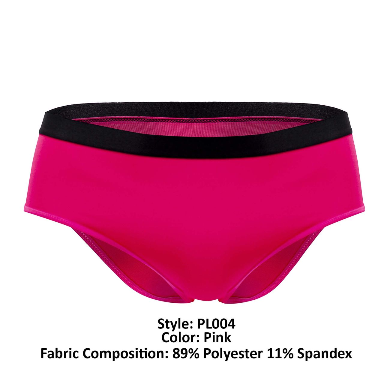 PLURAL PL004 Non-binary Underwear High Waisted Briefs Pink