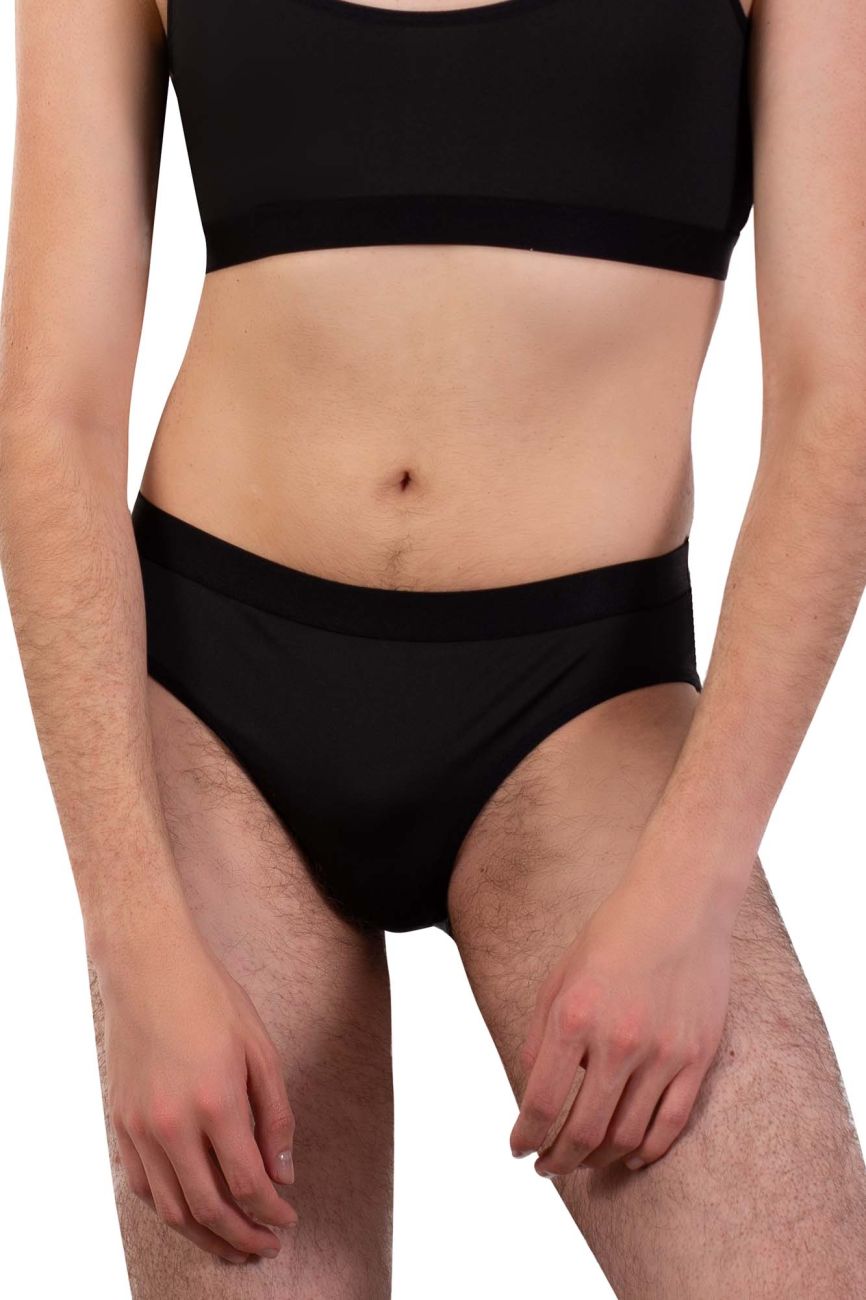 JCSTK - PLURAL PL006 Non-binary Underwear Briefs Black