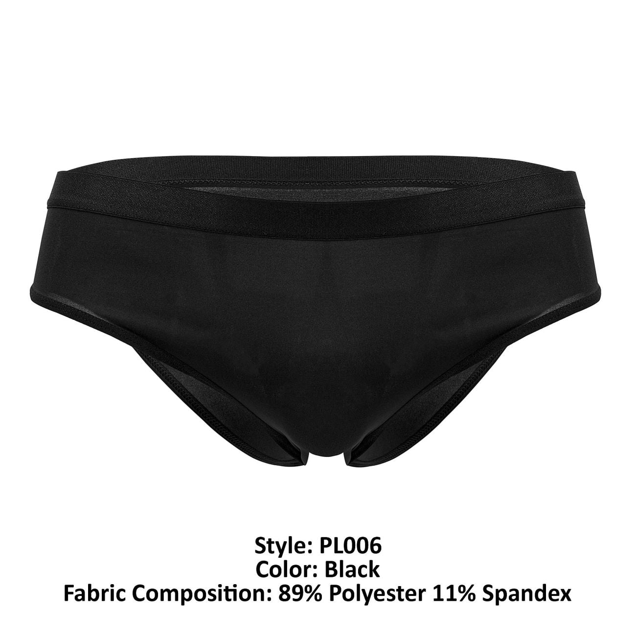 JCSTK - PLURAL PL006 Non-binary Underwear Briefs Black