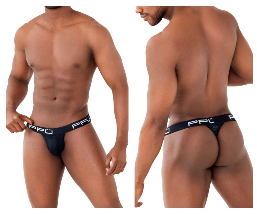 PPU 2301 Bulge Thongs Black