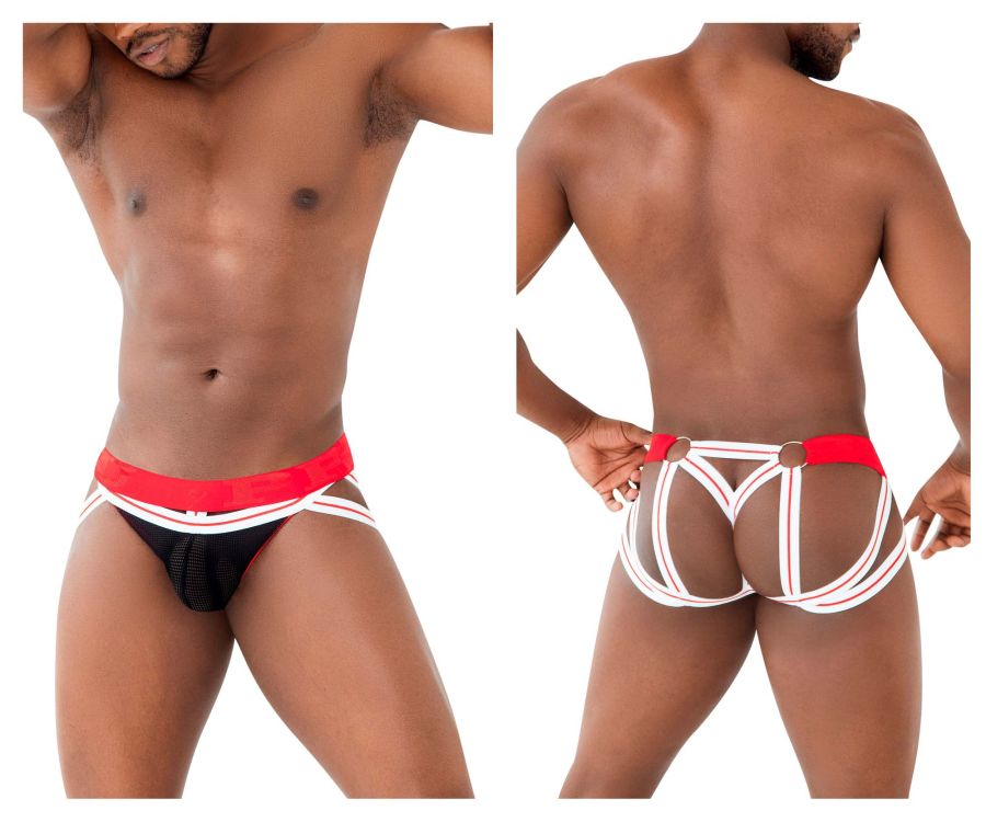 PPU 2305 Mesh Jockstrap Red