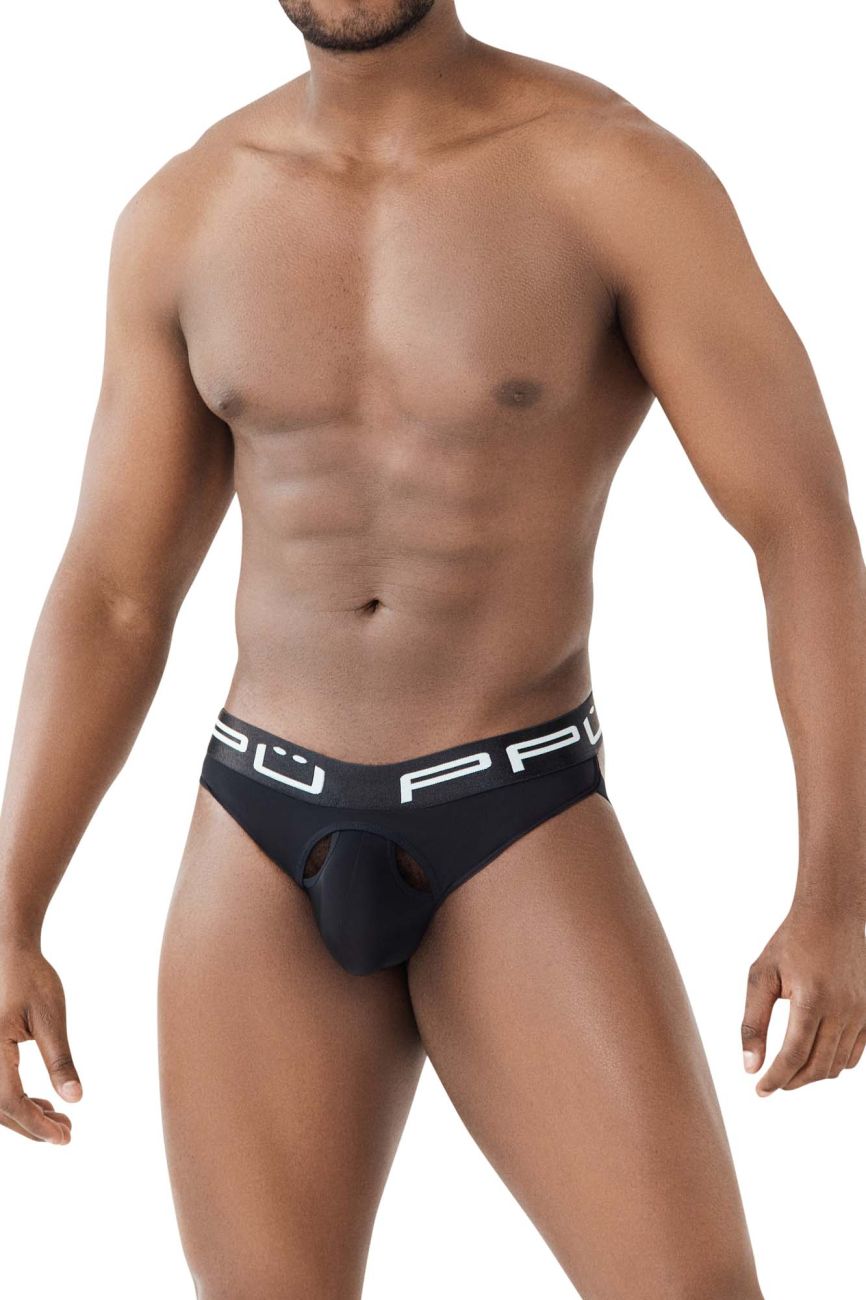 PPU 2307 Ball Lifter Jockstrap Black