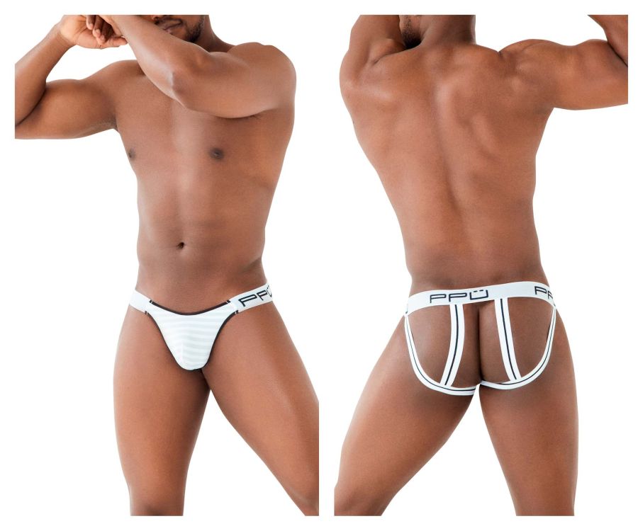 PPU 2311 Microfiber Jockstrap White