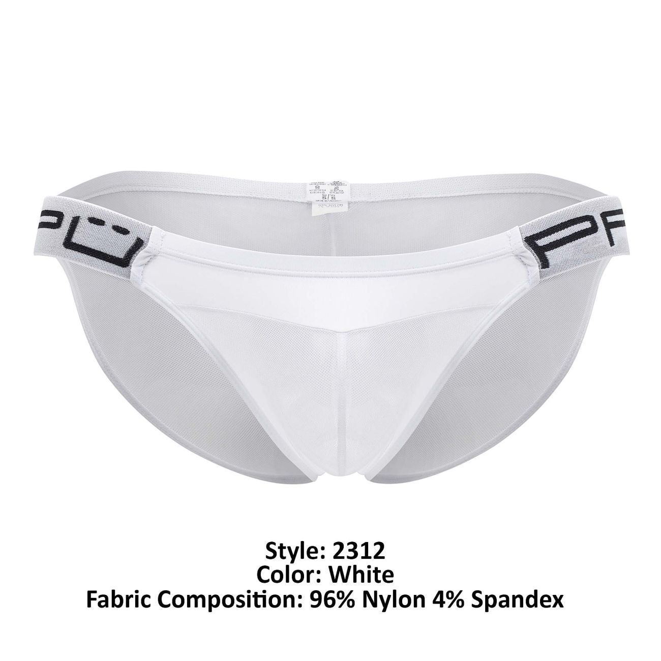 PPU 2312 Mesh Bikini White
