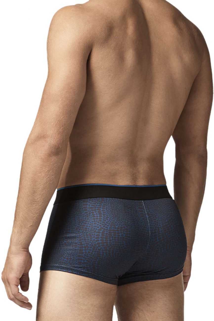 Papi UMPA048 Microflex Brazilian Trunks Teal-Leopard