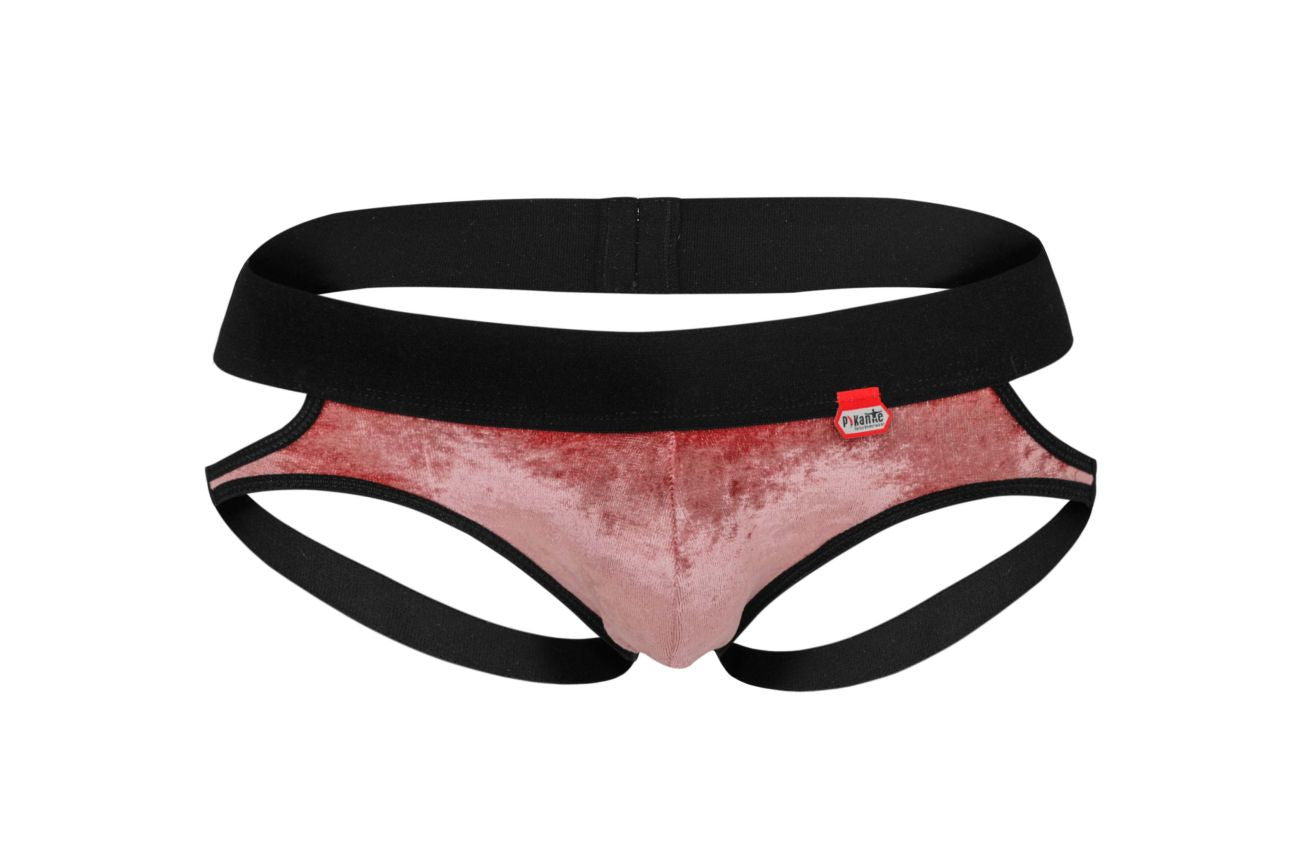 Pikante 1100 Clandestine Velvet Jockstrap Pink