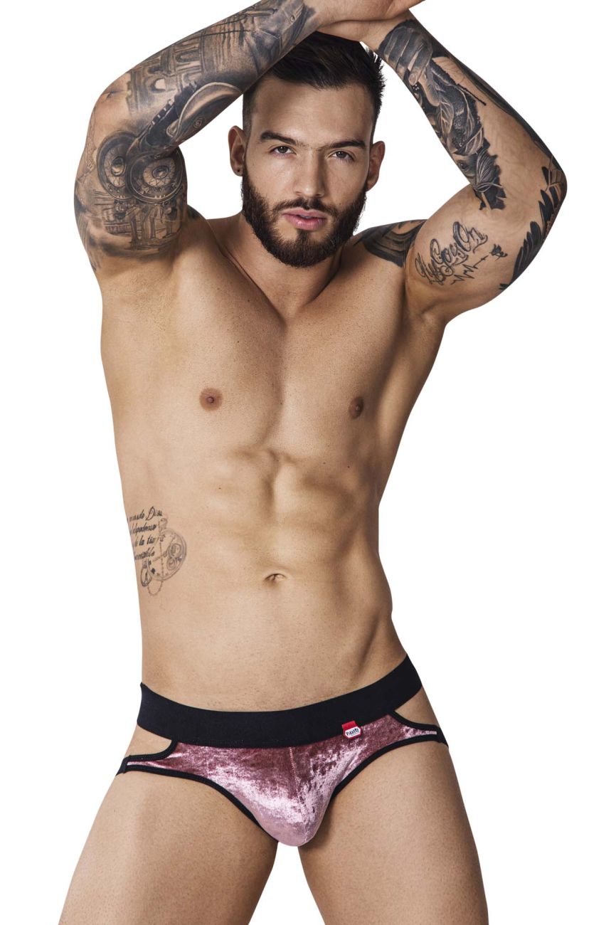 Pikante 1100 Clandestine Velvet Jockstrap Pink