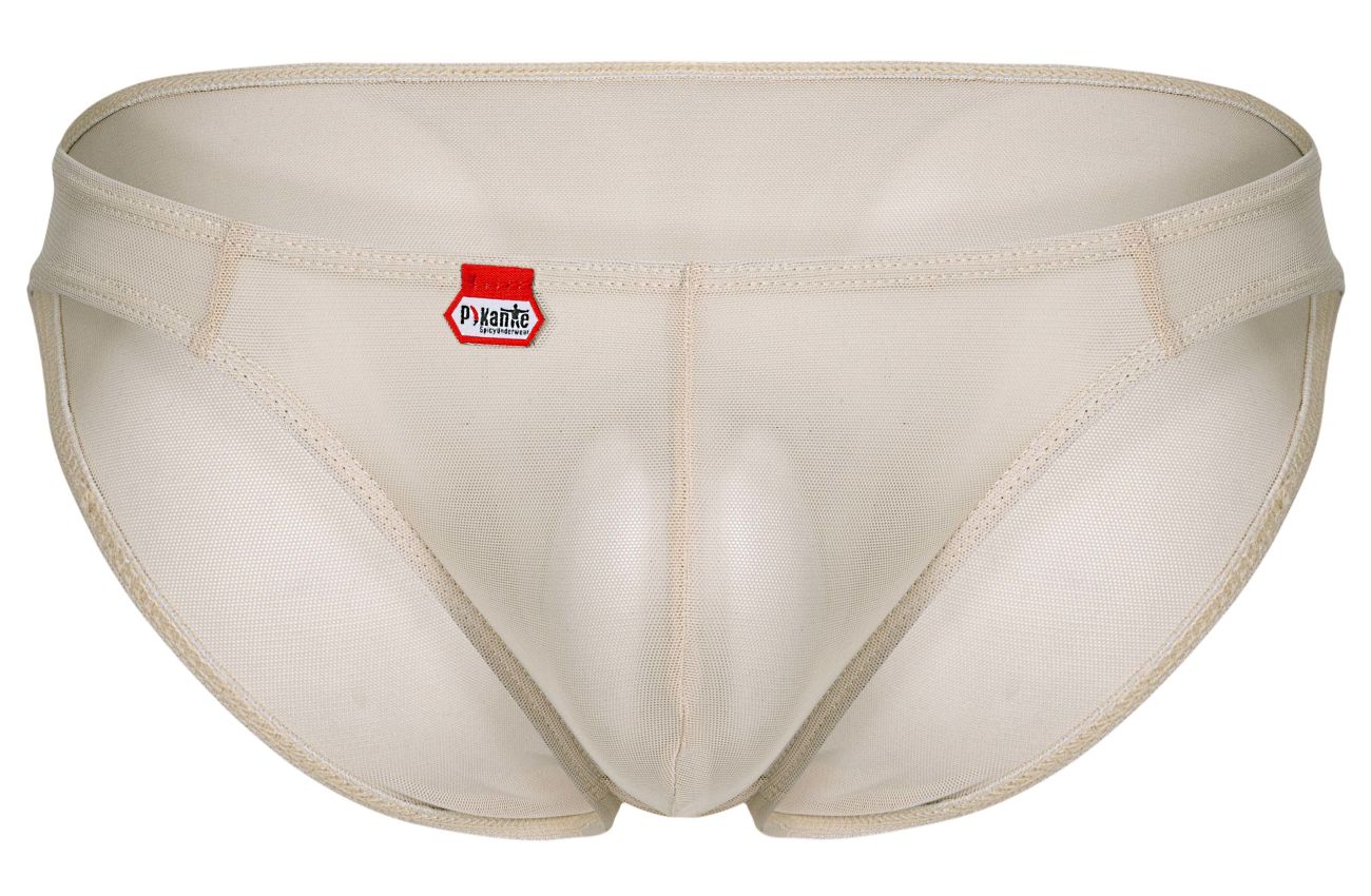 Pikante 1822 Luxury Mens Soft and Silky Briefs Beige