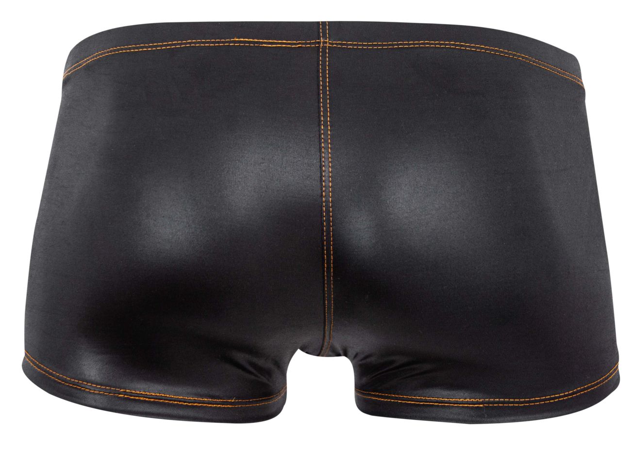 Pikante 2120 Glitters Mens Metallic Gold Front Trunks Black