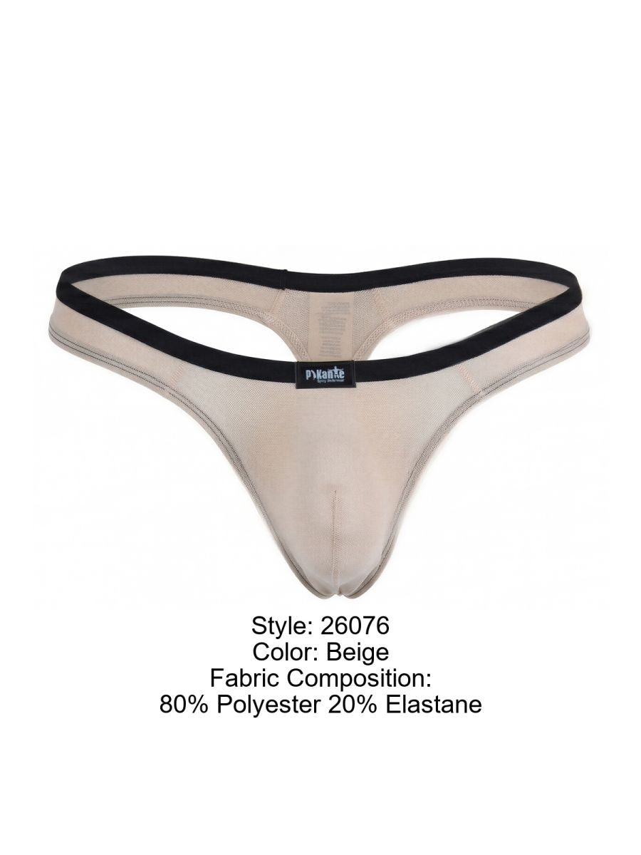 Pikante PIK 26076 Isis Mens Superior Comfort Thongs Beige