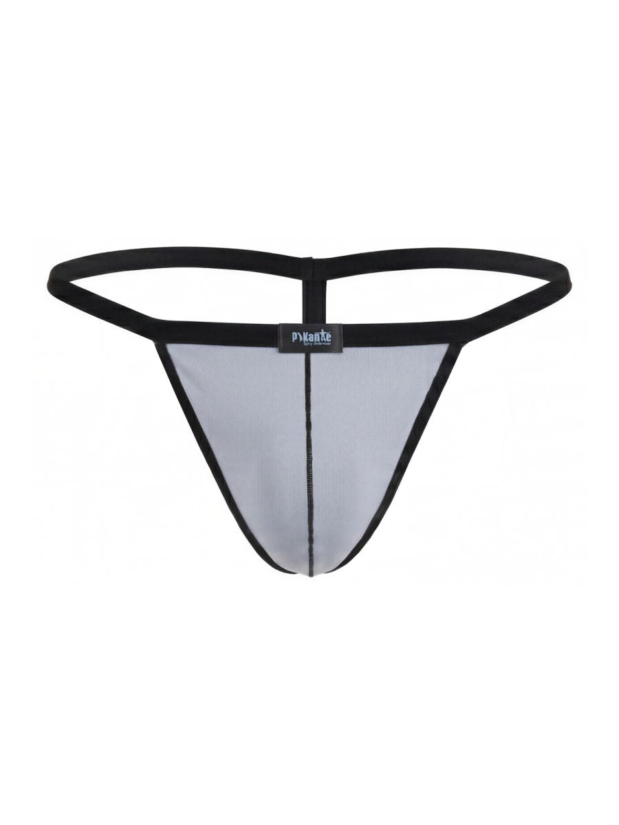Pikante PIK 26095 Nut Mens Lightweight Barely There G-String Gray