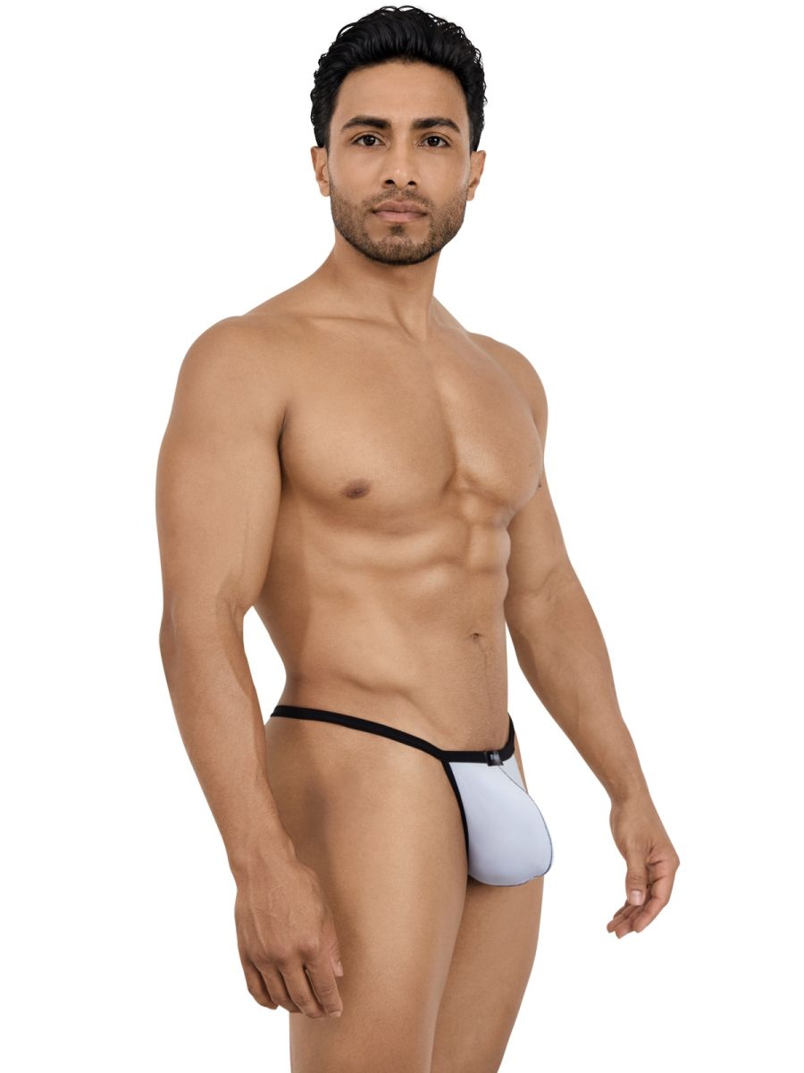 Pikante PIK 26095 Nut Mens Lightweight Barely There G-String Gray