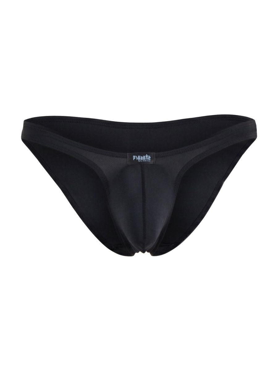 Pikante PIK 26107 Neftis Mens Minimalist Lightweight Bikini Brief Black