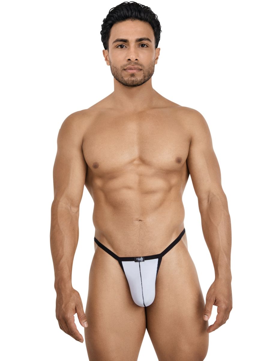 Pikante PIK 26109 Khonsu Mens Barely There Thongs Gray