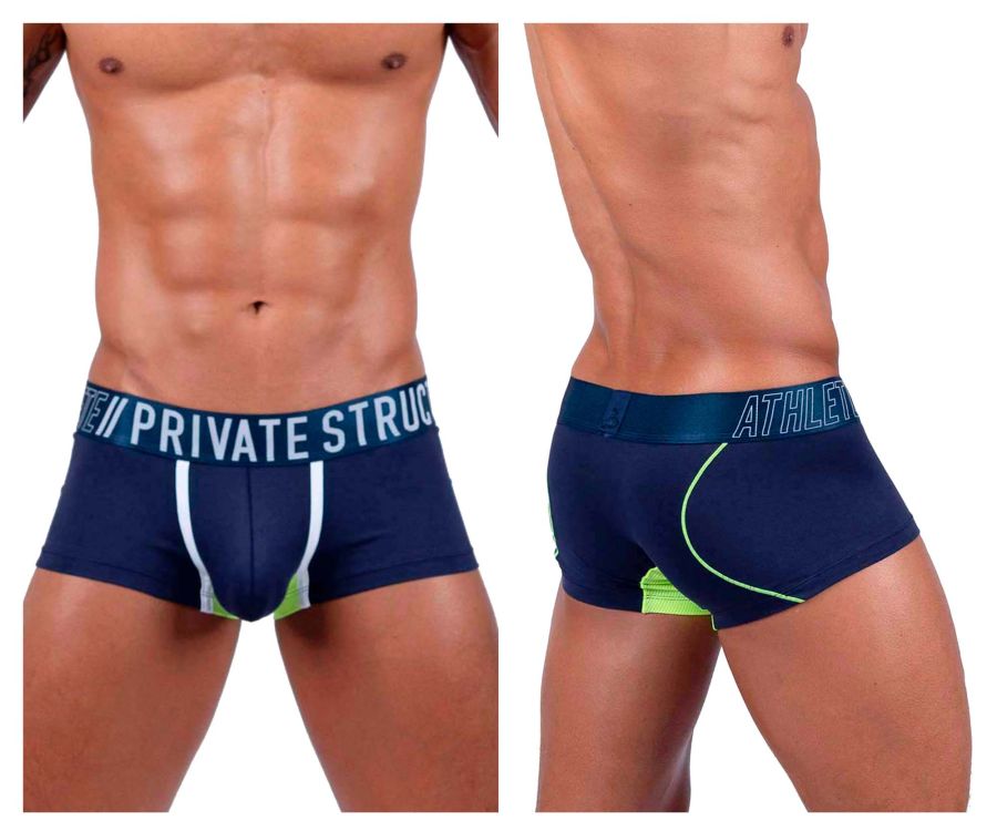 Private Structure BAUT4389 Athlete Trunks Navy Ranger