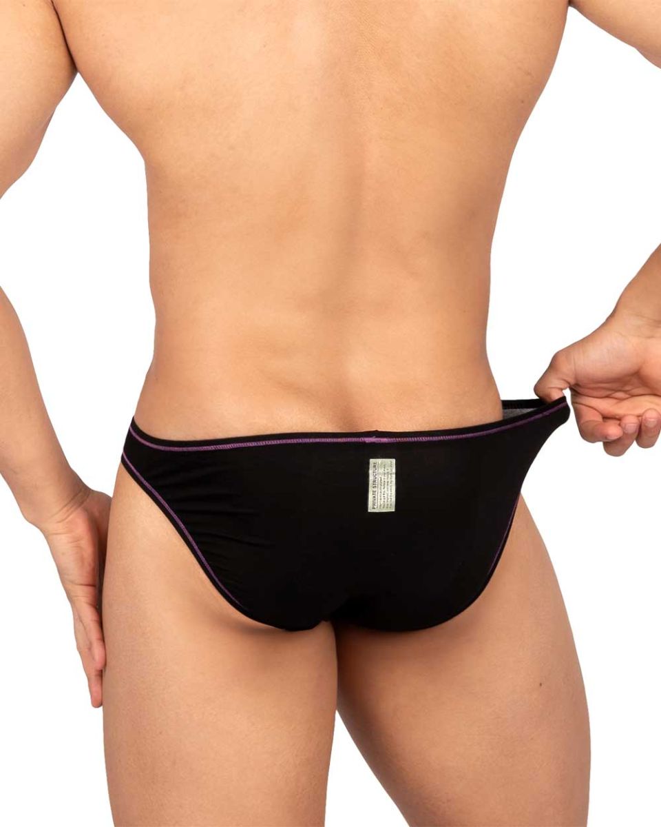 Private Structure EPUS4563 Prime Eutopia Bikini Brief Charcoal