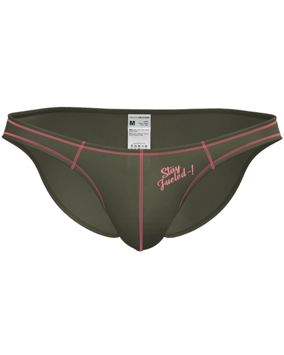 Private Structure EPUS4563 Prime Eutopia Bikini Brief Olive