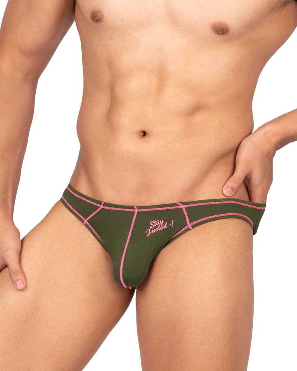 Private Structure EPUS4563 Prime Eutopia Bikini Brief Olive