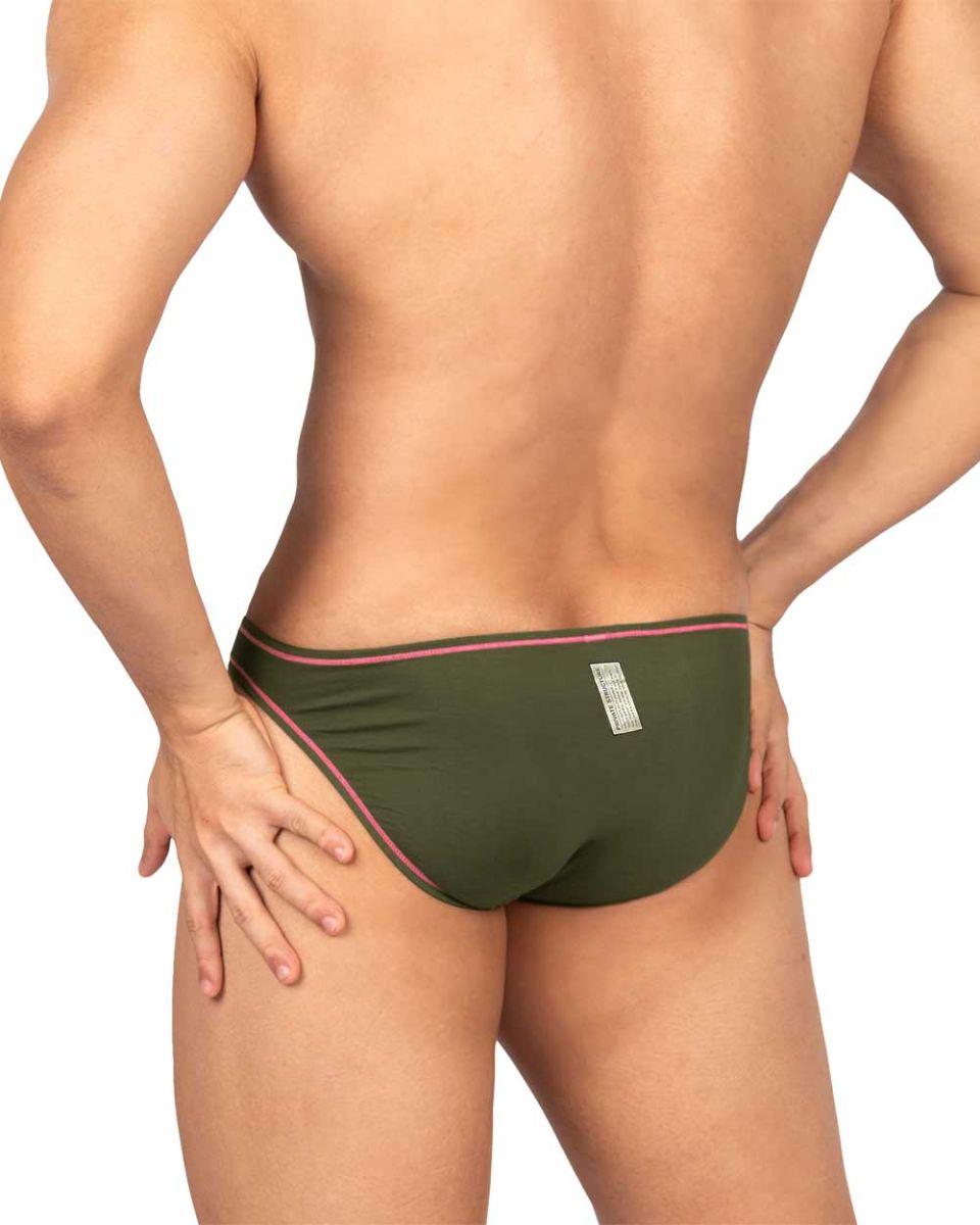 Private Structure EPUS4563 Prime Eutopia Bikini Brief Olive