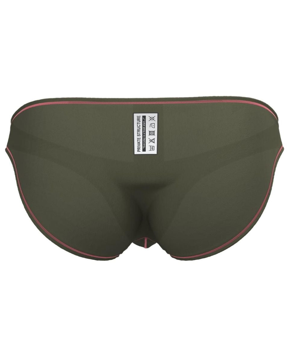 Private Structure EPUS4563 Prime Eutopia Bikini Brief Olive