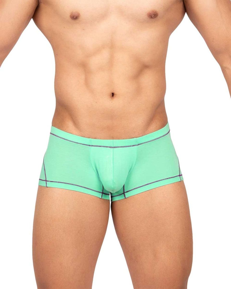 Private Structure EPUS4570 Prime Elysian Hipster Trunks Cyan