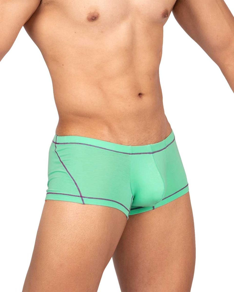 Private Structure EPUS4570 Prime Elysian Hipster Trunks Cyan