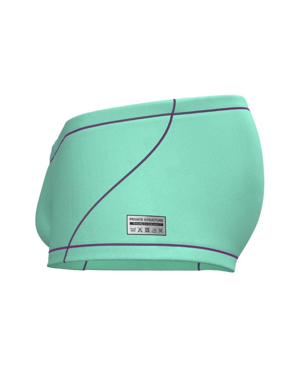 Private Structure EPUS4570 Prime Elysian Hipster Trunks Cyan