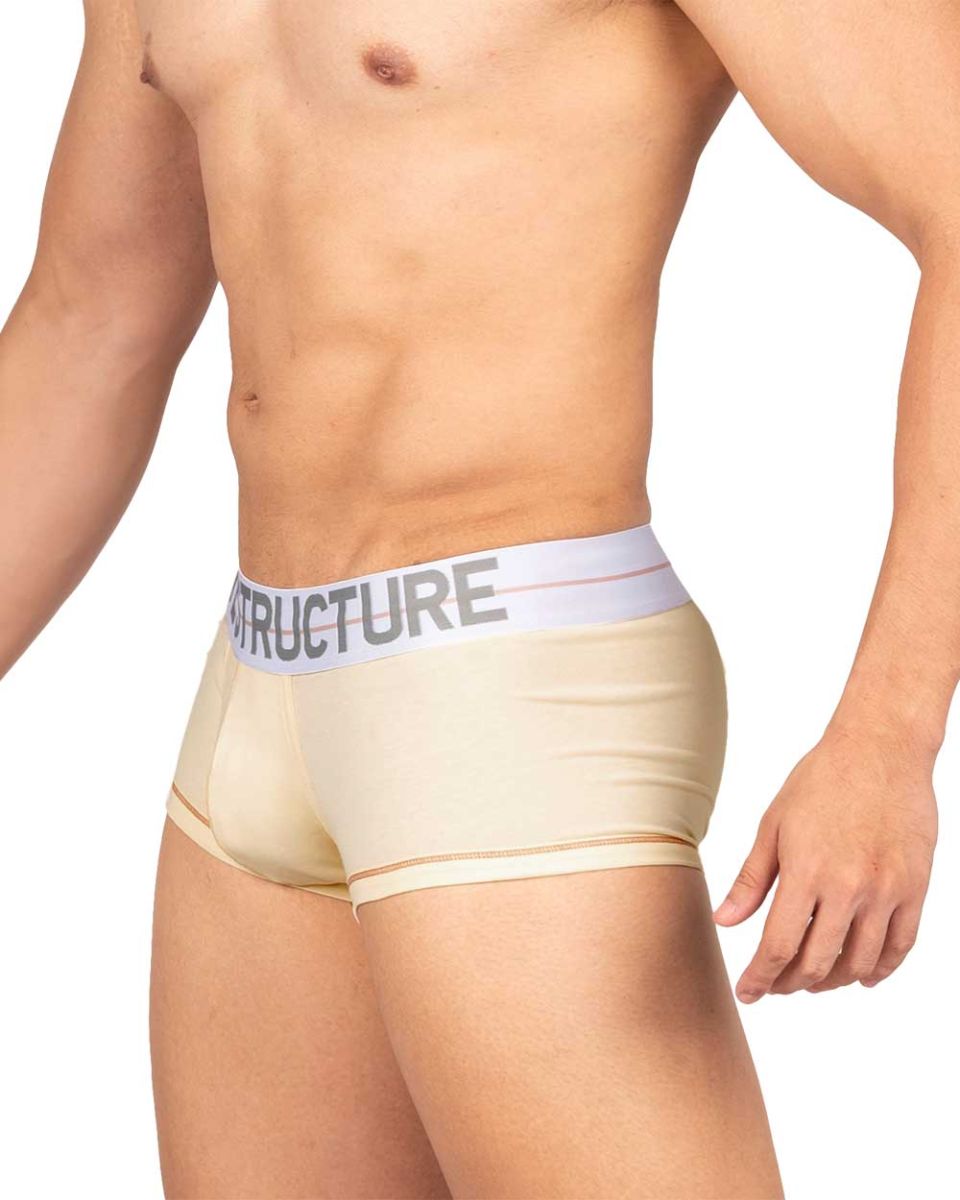 Private Structure MOUX4103 Mo Lite Mid Waist Trunks Cream