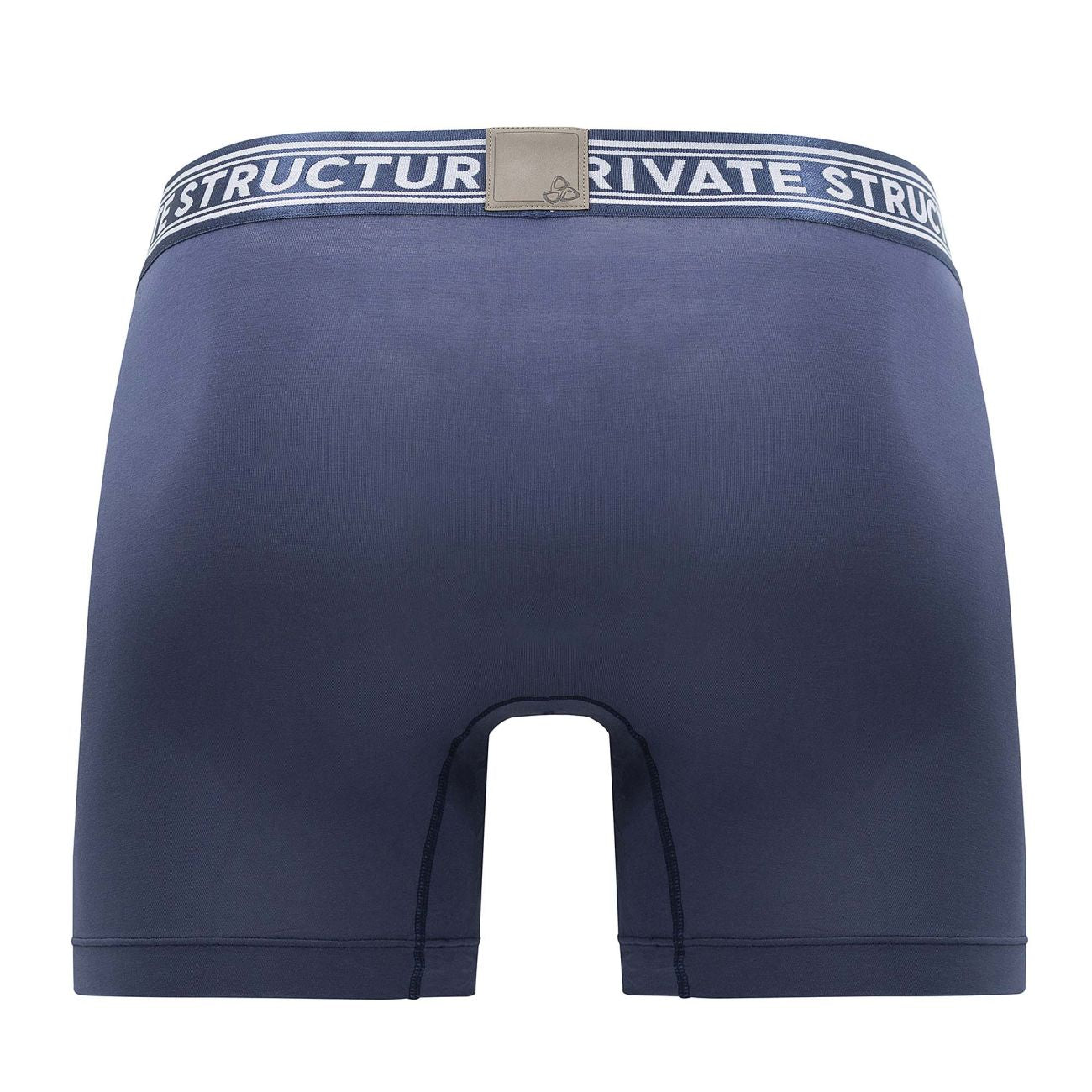 Private Structure PBUT4380 Bamboo Mid Waist Boxer Briefs Citadel Blue