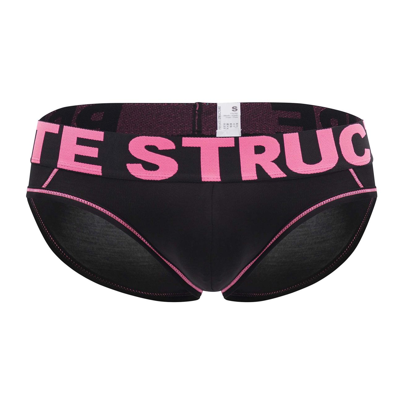 Private Structure PMUX4181 Modality Mini Briefs Black Magenta