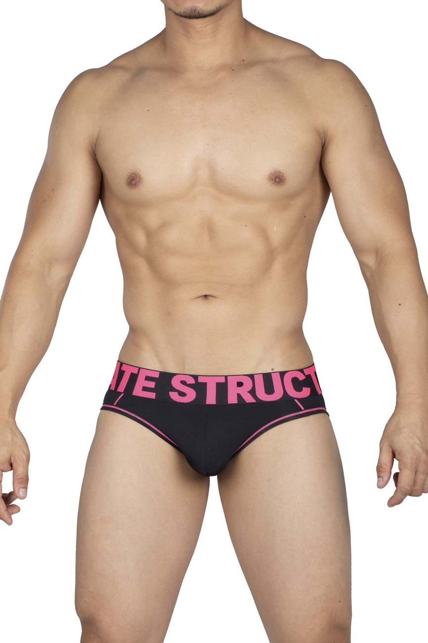 Private Structure PMUX4181 Modality Mini Briefs Black Magenta