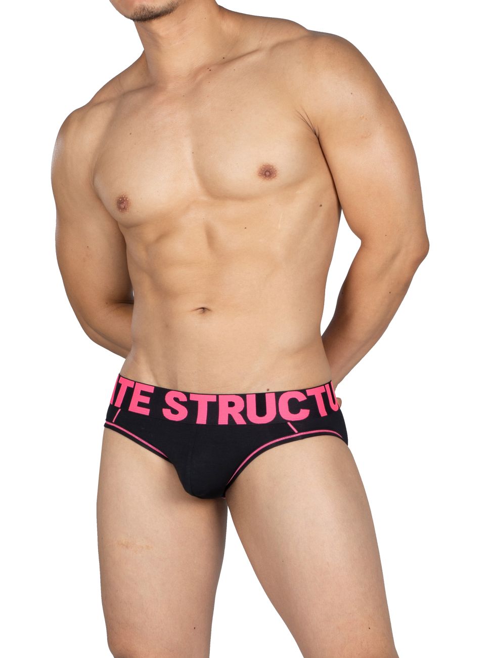 Private Structure PMUX4181 Modality Mini Briefs Black Magenta