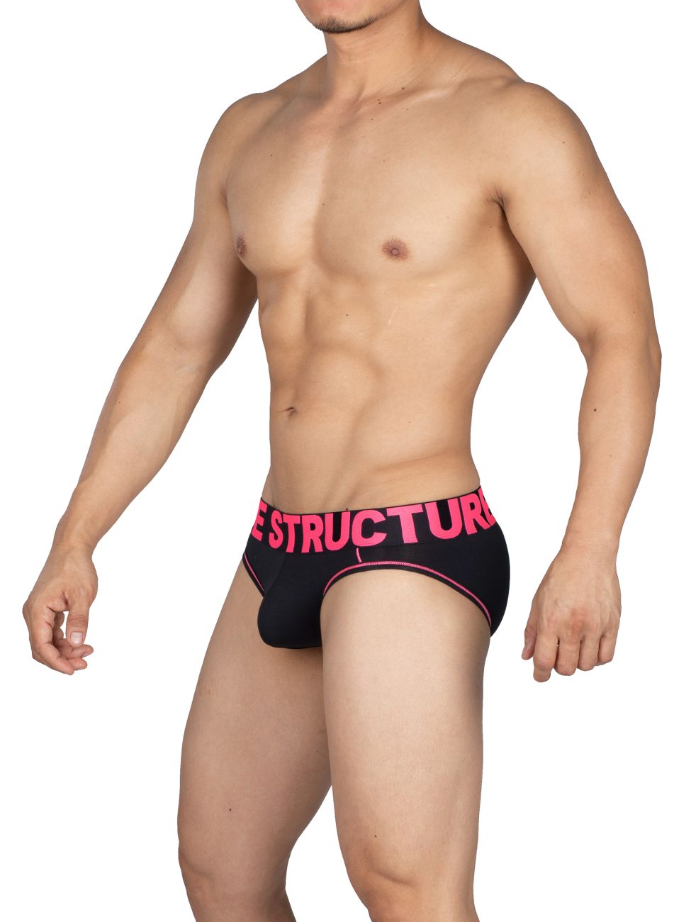 Private Structure PMUX4181 Modality Mini Briefs Black Magenta